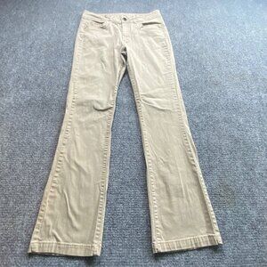 Riders By Lee Jeans Womens 12M Khaki Stretch‎ Bootcut Pants 32x31 comfy Outdoor